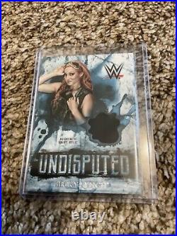 Becky Lynch 2018 Topps Undisputed Authentic Shirt Relic Card Rainbow Purple Gold