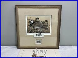 CALIFORNIA 1991 STATE DUCK Artist PRINT By Larry Hayden, Signed #44 Of 60