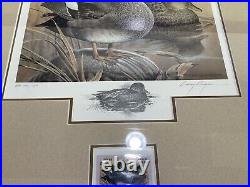 CALIFORNIA 1991 STATE DUCK Artist PRINT By Larry Hayden, Signed #44 Of 60