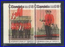 Canada 1976 Error RARE Royal Military College Double Print Pair Superb MNH