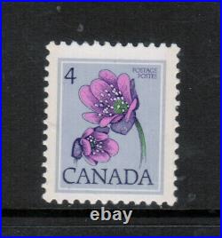 Canada #709a Very Fine Never Hinged Printed On Gum Side With Certificate