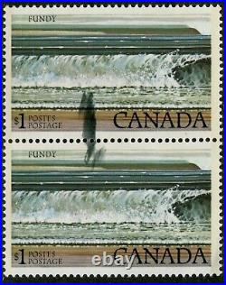 Canada #726 Mint Pair, Printing Flaw