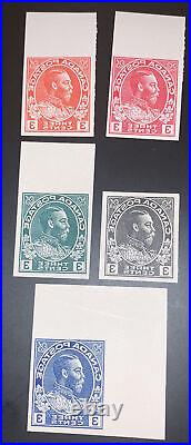 Canada Lot Of 5 Differents GV Admiral 3c Eckerlin Essay Print Reversed VF