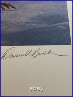 Darrell Bush, 1989, Minnesota Pheasant Print, S/N Edition, 704/3500, No Stamp, Mint