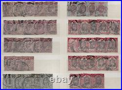 EDWARD VII MINT USED SHADE COLLECTION ON PAGES SG CAT £7000 UNSORTED 2/6 & 5s