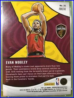 Evan Mobley FRACTAL PRIZM PSA 9 POP 3 ROOKIE CARD 2021 Revolution EVAN MOBLEY RC