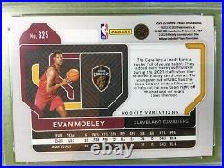Evan Mobley PRIZM ROOKIE CARD PSA 9 RC 2021 Panini Prizm EVAN MOBLEY VARIATION