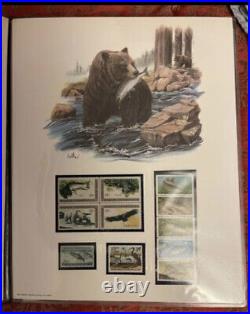 Fleetwood Wildlife Of America Mint Stamp Collector's Print 1988 Don Blake Set