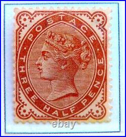 GB QV 1880-81 SG164-SG169 Provisional Issue Basic Set Fine Mint Hinged CV £1,275