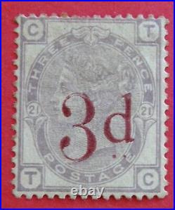 GB QV SG159 3d on 3d Lilac cat. Value £650 mounted mint