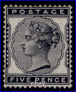 GB QV SG169, SCARCE 5d indigo, M MINT. Cat £725