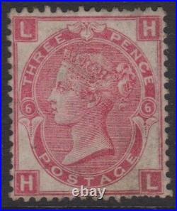 GB QV mint Surface Printed SG103 3d rose plate 6 cat. Value £550