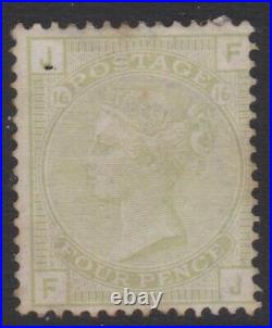 GB QV mint Surface Printed SG153 4d sage green plate 16 cat. £1400