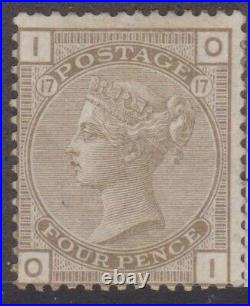 GB QV mint Surface Printed SG154 4d grey brown cat. Value £2800