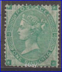 GB QV mint Surface Printed SG89 1s deep green cat. Value £4800