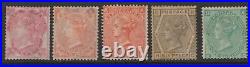 GB Qv Mint Surface Printed Stamps Range To 1/- Sg Cat Value £6850