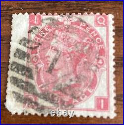 Gb 1865/7 QV 3d stamp used SG92 Plate 4 (lot 771)