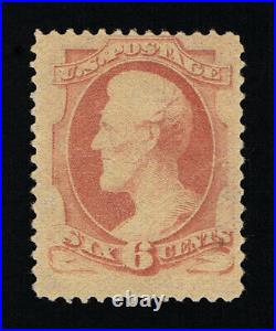 Genuine Scott #186 F-vf Mint Og (nh) 1879 Pink Aps Cert Perf-12 Abnc Printing