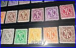 Germany 1945 Allied Occupation AM Post /American Printing MNH US/British