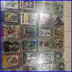 HUGE NFL 120 CARDS RCS INSERTS PARALLELS Prizms Lot ALL ROOKIES! So Many Studs