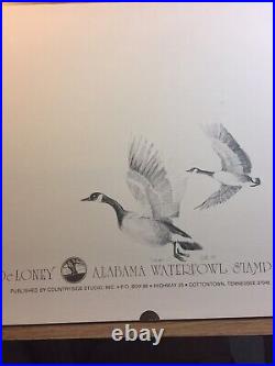 Jack Deloney, 1981/82, Alabama Waterfowl Print, 462/950, Mint Stamp, Mint 41 Yrs