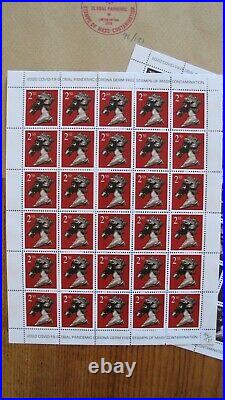 James Jimmy Cauty Stamps Of Mass Contamination Full Set Numbered Mint Condition