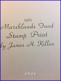 James Killen, 1982, Marshland Fund Stamp Print, 619/1150 1982, Mint Stamp, Mint Print