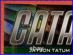 Jayson Tatum 2021-22 Spectra Catalysts Silver Prizm Auto Autograph /49 Rare SP