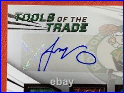 Jayson Tatum RC 2017-18 Absolute Tools of the Trade Rookie 4-Patch Auto RPA /99