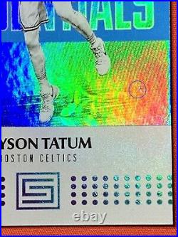 Jayson Tatum RC 2017-18 Status Rookie Credentials BLUE #18 /199 Ultra Rare SSP