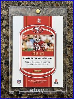 Jerry Rice 2021 Panini Player Of The Day HOF Kaboom 27/99 Very Rare Mint Gem SSP