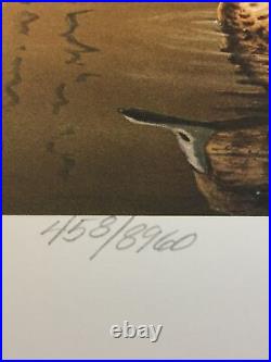 Jim Hautman, 1990/91, Australia Waterfowl Print, 458/8960, Mint Stamp, 32 Yrs