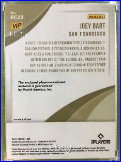 Joey Bart JERSEY ROOKIE CARD #/25 REFRACTOR 2022 National Joey Bart 2021 VIP RC