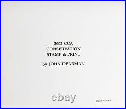 John Dearman 2002 Coastal Conservation Association CCA Stamp Print Mint Unframed