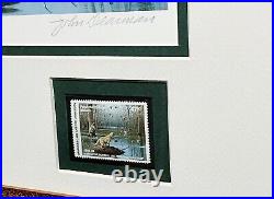 John Dearman Arkansas 1998 Stamp Print AP W Double Stamps Mint New Frame