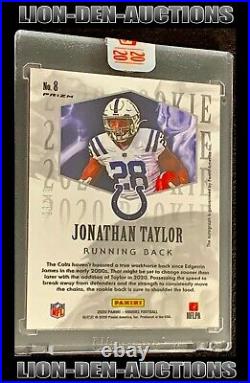 Jonathan Taylor 2020 Honors 2004 Rookies Encased Auto Prizm Rc Jersey#28/49 1/1