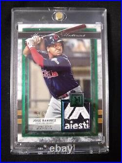 Jose Ramirez 2020 Topps Museum Collection Majestic Patch Relic Ssp 1/1