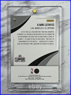 Kawhi Leonard 2021 Panini The National Diskettes 22/25 Super Rare Gem Mint SSP