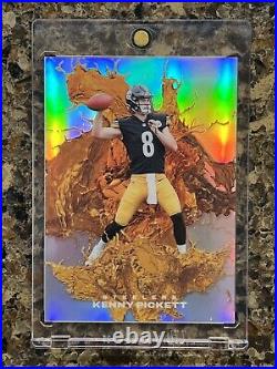 Kenny Pickett RC 2022 Panini The National SPLASH OF COLOR Silver Wave 1/25 SSP