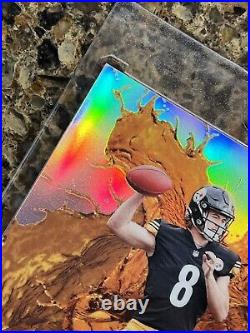 Kenny Pickett RC 2022 Panini The National SPLASH OF COLOR Silver Wave 1/25 SSP