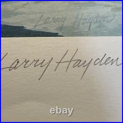 Larry Hayden, 1977, Michigan Duck Stamp Print, 571/650, Mint Stamp, NoDamage