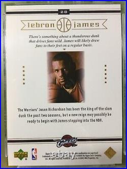 LeBron James ROOKIE CARD GEM MINT 10 WCG CAVS RC 2003 Upper Deck LEBRON JAMES rc