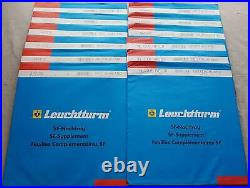 Leuchtturm Pre-printed Sheets Lot 12.1lbs IN ovp Packs