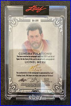 Lionel Messi AUTO #ONE OF 5 (1/5)? The Art Of Sport