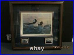 Lot # 224 New Jersey 1993. Signed And Numbered Print Of Duck Stamp Print By Art