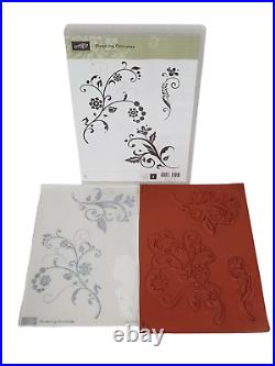 Lot of 13 Retired Stampin Up Flower Prints (4 New, 9 Used)
