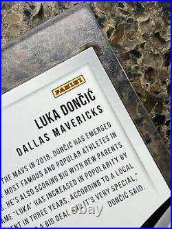 Luka Doncic 2021 Panini The National Diskettes Refractor 06/25 Rare SSP