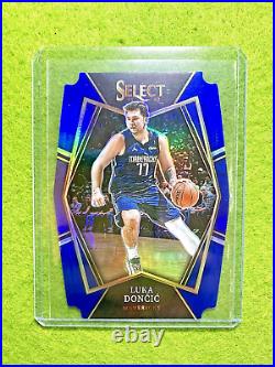Luka Doncic BLUE PRIZM # /249 DIE CUT CARD 2021 LUKA DONCIC Select MAKE AN OFFER
