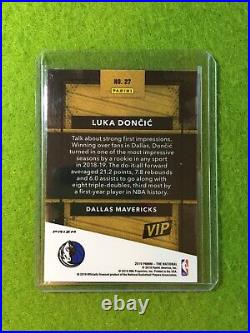 Luka Doncic HYPER PRIZM SILVER SP /99 VIP CARD 2019 The National LUKA DONCIC VIP