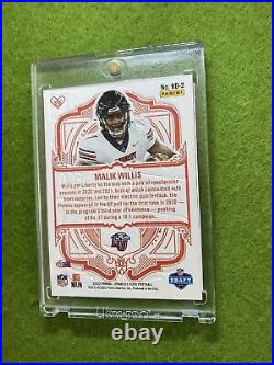 Malik Willis BLUE PRIZM ROOKIE CARD # 10/10 RC 2022 MALIK WILLIS Rookie on Deck